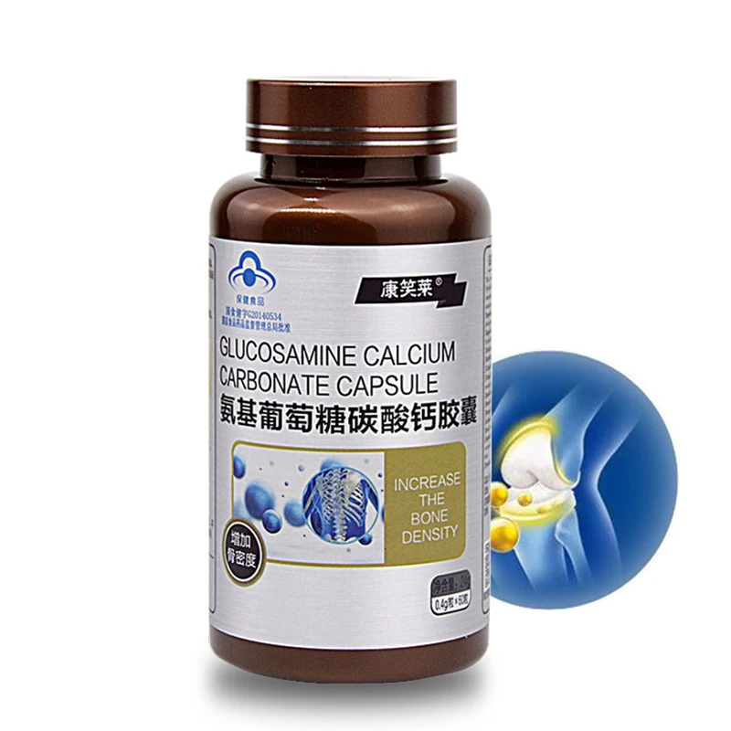 

Glucosamine Calcium Carbonate Chondroitin Calcium Sulfate Lubricates Joints Increases Bone Ddensity Supports Joint Health