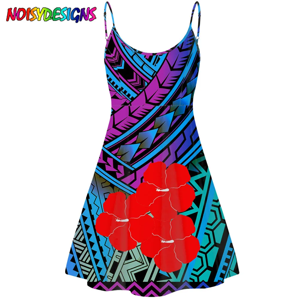 

Женский летний сарафан с принтом «полинезийская Плюмерия»