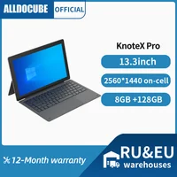 ALLDOCUBE Knote X Pro 13.3 Inch  2 IN 1 Tablet 2560*1440 IPS Windows 10 Intel Gemini Lake N4100 8GB RAM 128GB ROM Type C Tablets