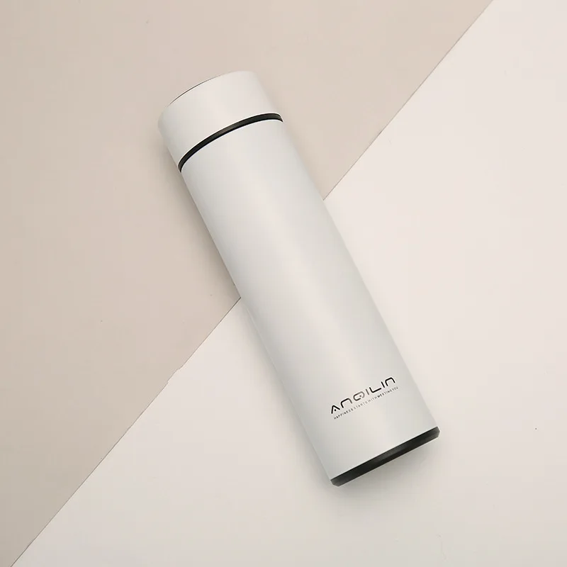 Soffe Vacuum Thermos Bottle With Intelligent Temperature Display 500ML Food Grade Stainless Steel Vacuum Flasks Bottles