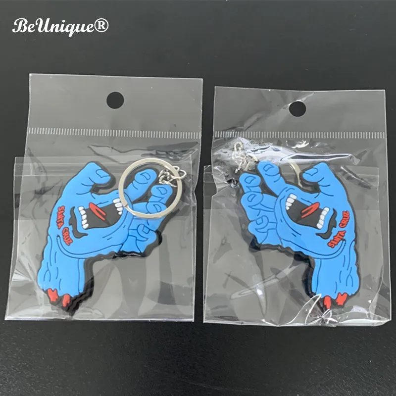 Брелок для ключей из ПВХ в стиле аниме Санта Круз визжащая брелок маленькие