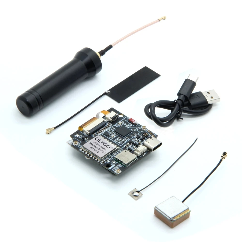 LILYGO® TTGO T-Echo Meshtastic 433 / 868 915MHz Module BME280 NRF52840 SX1262 LORA GPS RTC 1.54 E-Paper BLE NFC for Arduino | Электроника