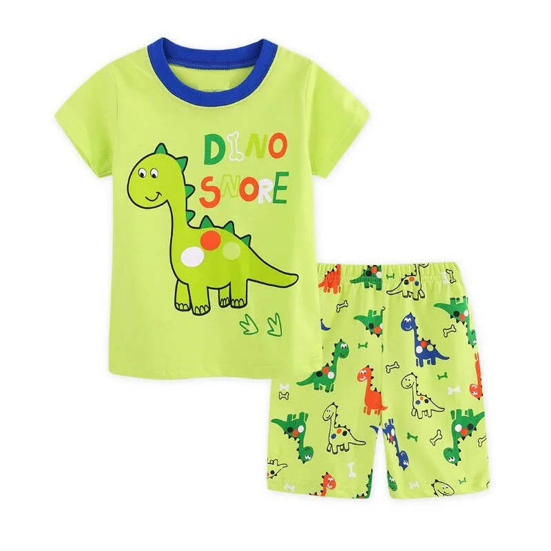 baby sleepwear SAILEROAD Children's Crocodile Pajamas Set Girls Pajamas Cotton Kids Boys Sleepwear Child Night Wear Clothing Suits baby clothes boy