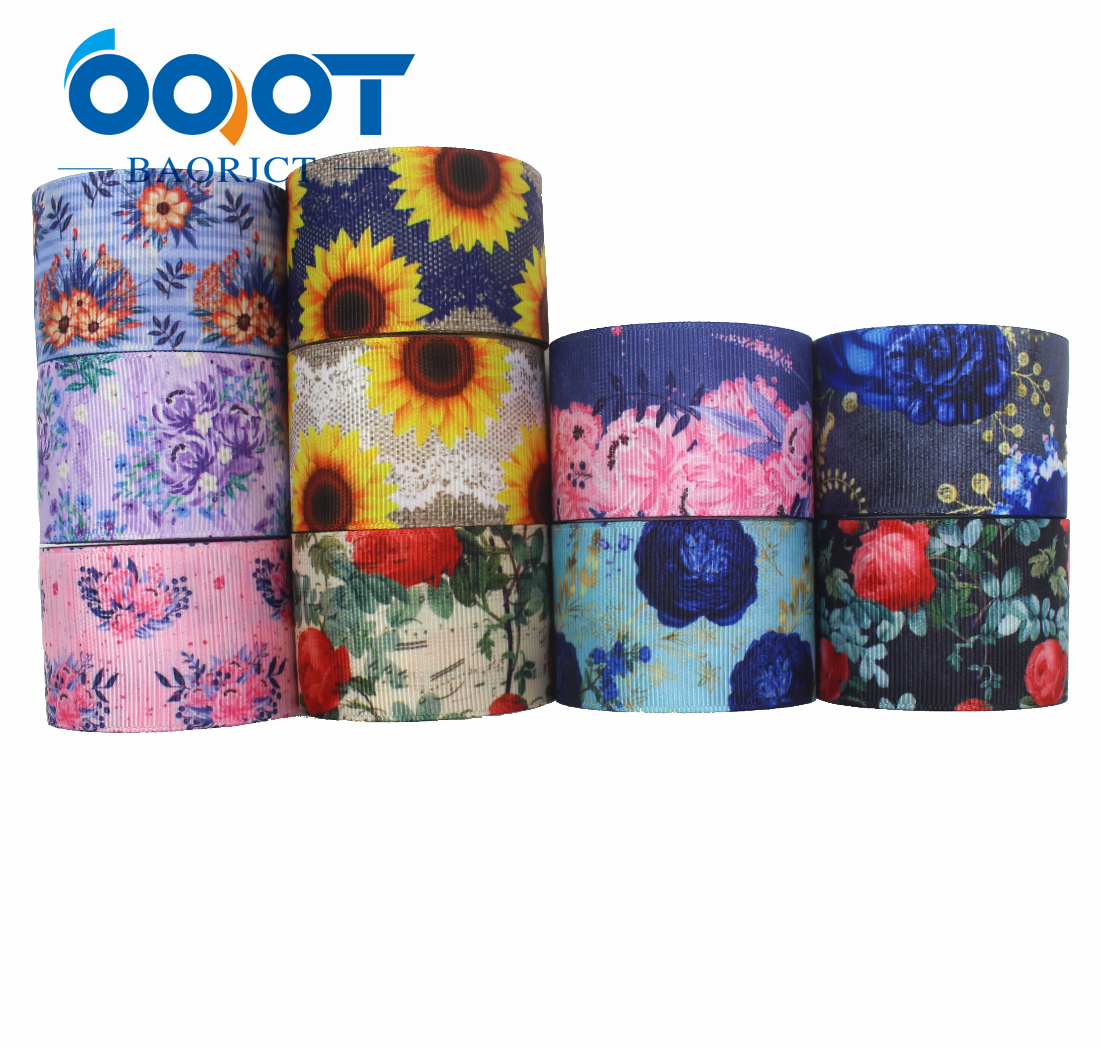 OOOT BAORJCT I-191123-2578, 38 мм 10 ярдов различные весенние цветы мультфильм корсажные ленты, лук Кепка, одежда, вечерние украшения DIY