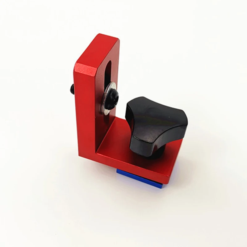 

DIY Woodworking Tools Miter Track Stop For T-Slot T-Track Manual Alloy Red