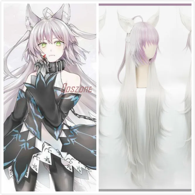 Fate Apocrypha FGO Grand Order Косплей Atalanta смешанные цвета 110 см длинные прямые синтетические