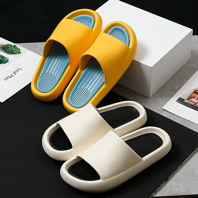 Шлепанцы для мужчин и женщин сандалии на толстой подошве Нескользящие Эва ванной