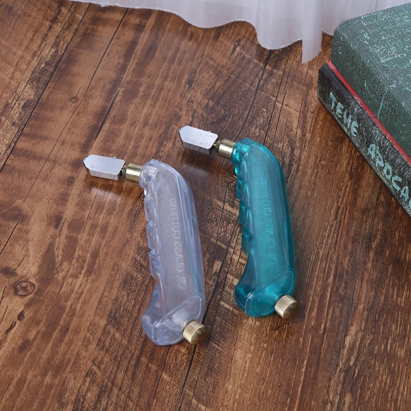 

New 1PC Pistol Grip 0iled Glass Cutter Tungsten Carbide Stained Glass Cutting tool