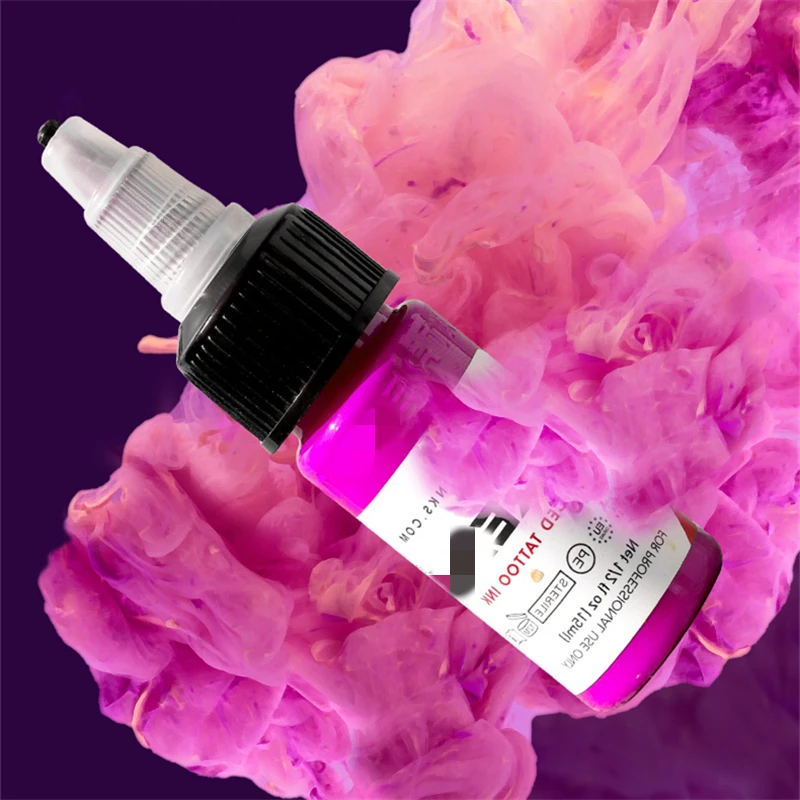 

15/ML Bottled Tattoo Ink 60 Kind Colorful Tattoo Pigments Let You Create Freely Multicolor Tattoo Supplies
