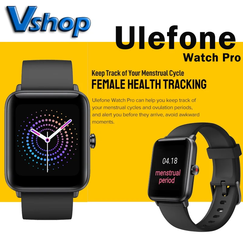 

Ulefone Watch Pro Smartwatch 1.55 inch TFT Touch Screen Bluetooth 5.2 Smart Watch Support 5 ATM Waterproof & Sleep Heart