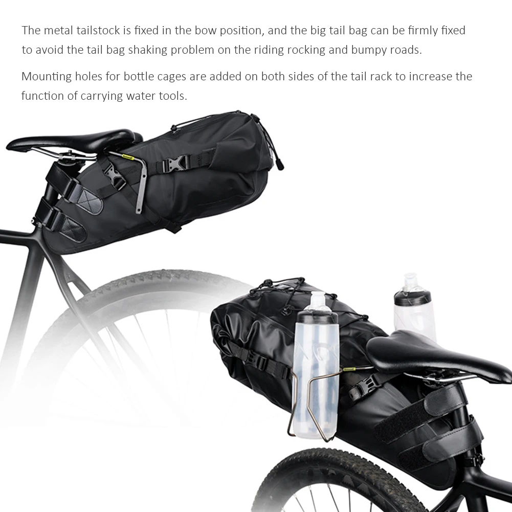 Bike Saddle Stabilizer Bracket Rear Seat Mounting Bicycle Luggage Rack Holder Support Shelf Frames Accessories | Спорт и развлечения