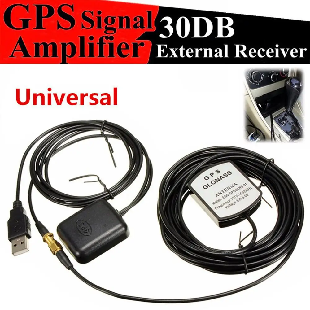 5V USB автомобильная антенна с GPS усилитель приемника ретранслятор Навигационный Комплект для телефонов на базе Android с Bluetooth с установить фиксированный двухсторонний скотч