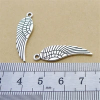 wings charm pendants jewelry making finding diy bracelet necklace earring accessories handmade 5pcs