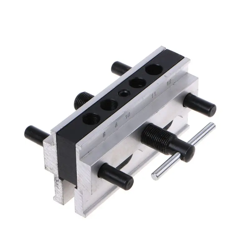 

L9BE Self Centering Doweling Jig Kit With 1/4'' 3/8'' 5/16'' Drive Adapter Drill Guide Wood Jointing Drilling Hole Woodworking