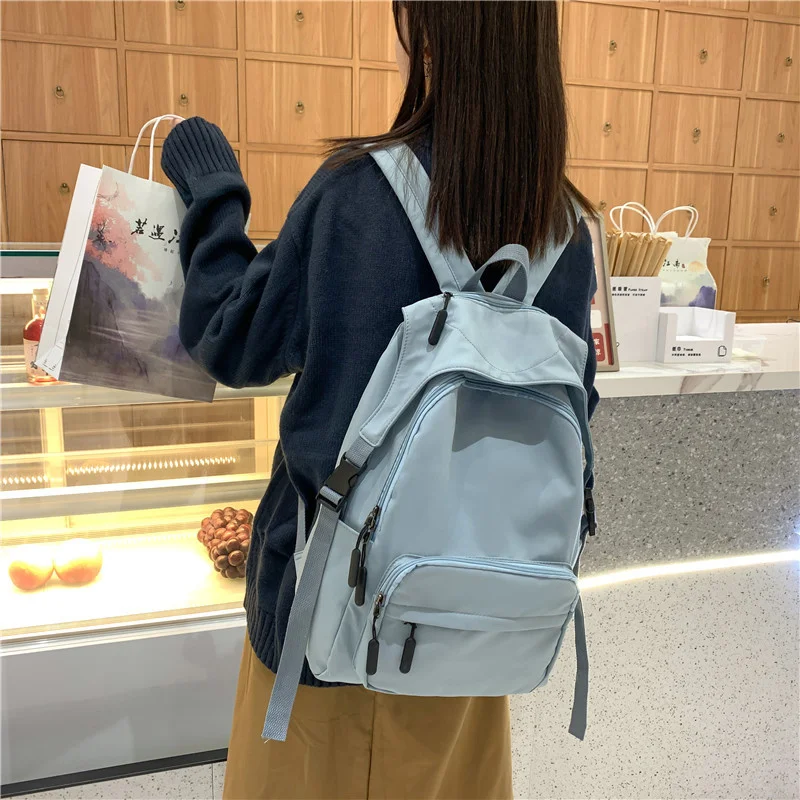 

High Capacity Student Backpack Autumn And Winter 2021 New Women's Bag Fashion Yuansu Fengchu School Students' Schoolbag Kanken