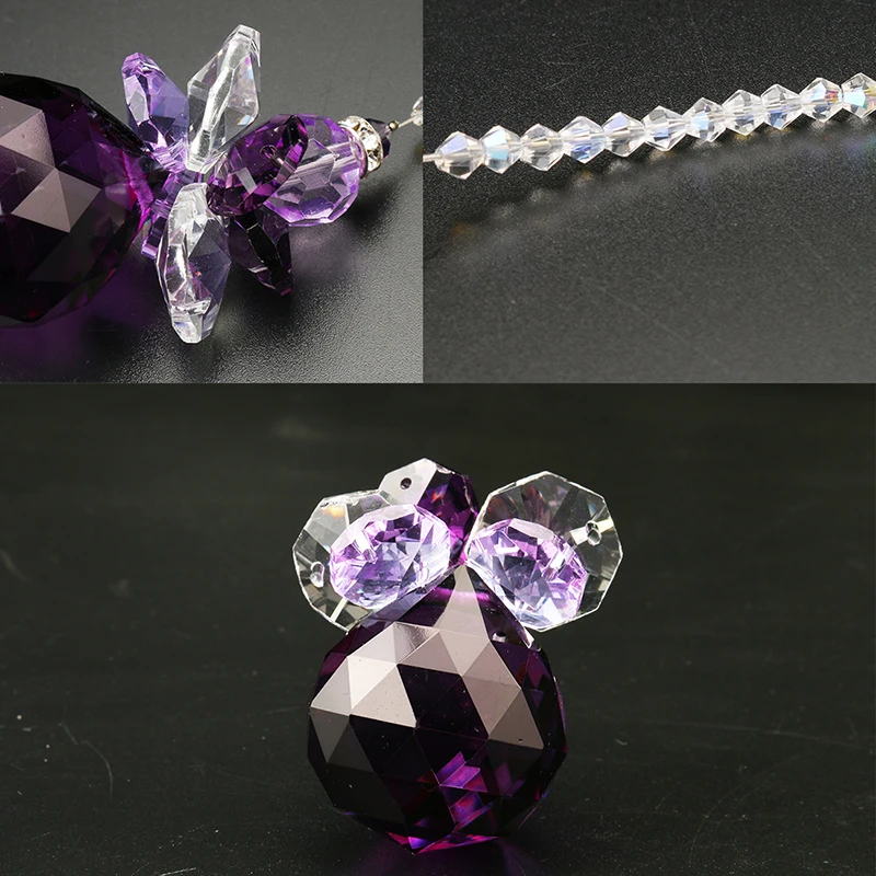 H &amp D подвесная кристальная Ловца ангела Радужное украшение для украшения декор