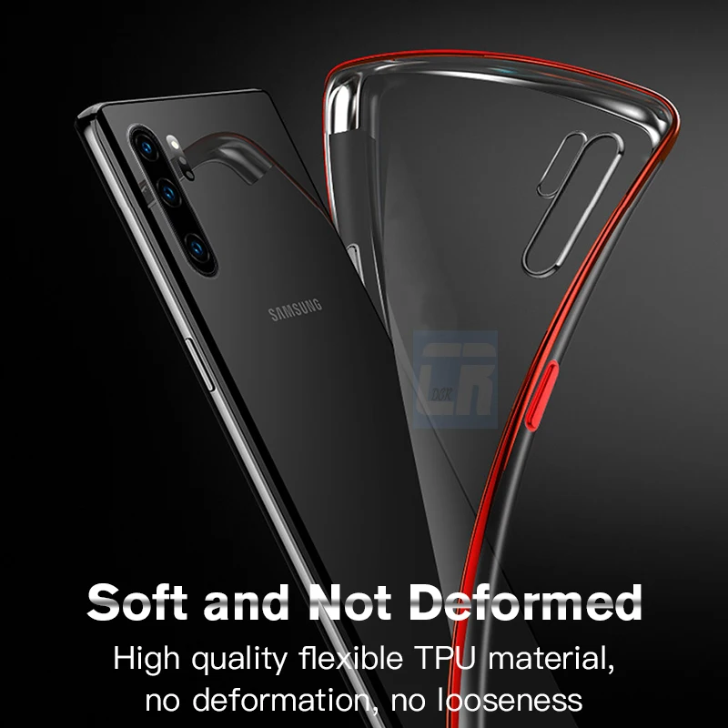 Роскошный Металлический силиконовый защитный чехол для телефона Samsung Galaxy Note 20 10 9