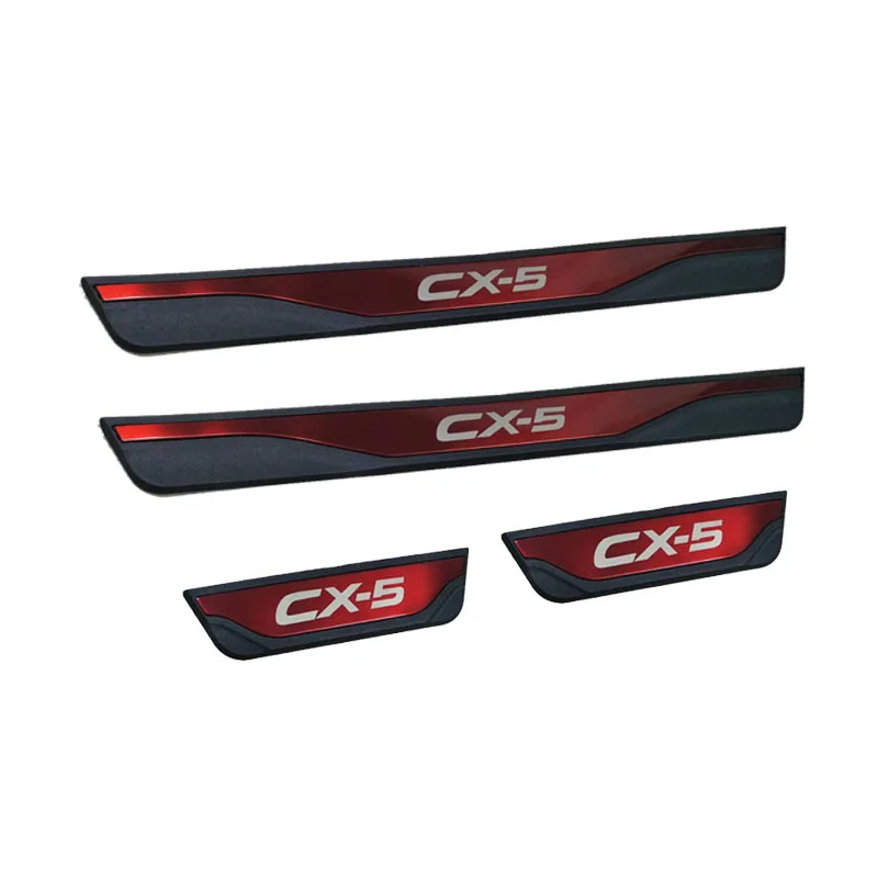 Накладка на пороги для Mazda CX-5 CX5 2015 2017 2018 2019 2020 порог защитная накладка наклейка
