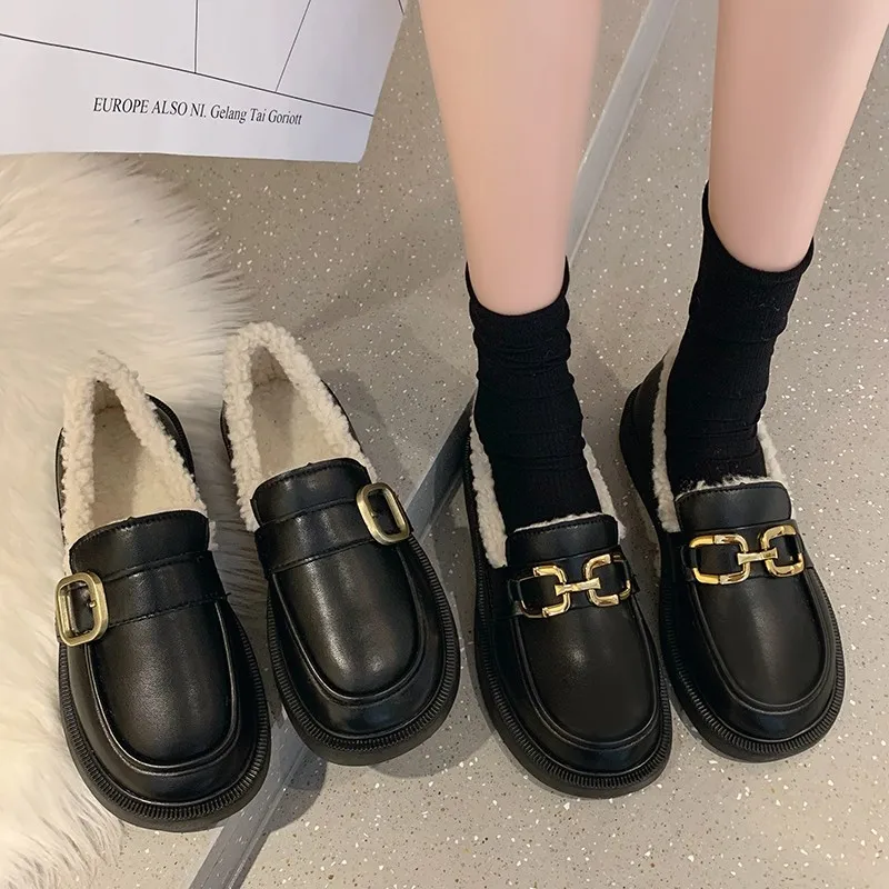 

Women's Snow Boots With Velvet Thickening 2021 Winter New Warm Cotton Shoes Trend Student Platform