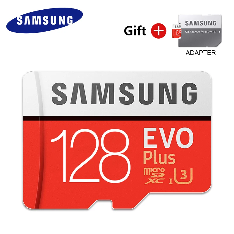 128G SAMSUNG TF Micro SD карта памяти MicroSD EVO Plus класс 10 U3 32 Гб 64 Гб 128 ГБ 256 Гб Смартфон планшет камера - Емкость: 128G
