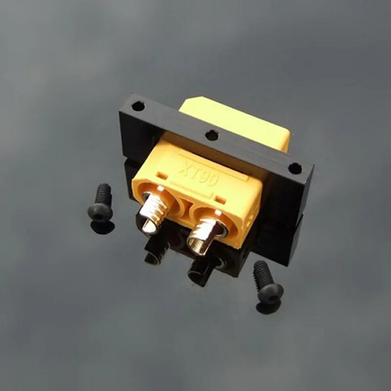 

5pcs/lot CNC XT60 XT90 Plug Connector Holder Fixture Aluminum Alloy Installation Bracket for RC Multicopters Drone Spare Parts