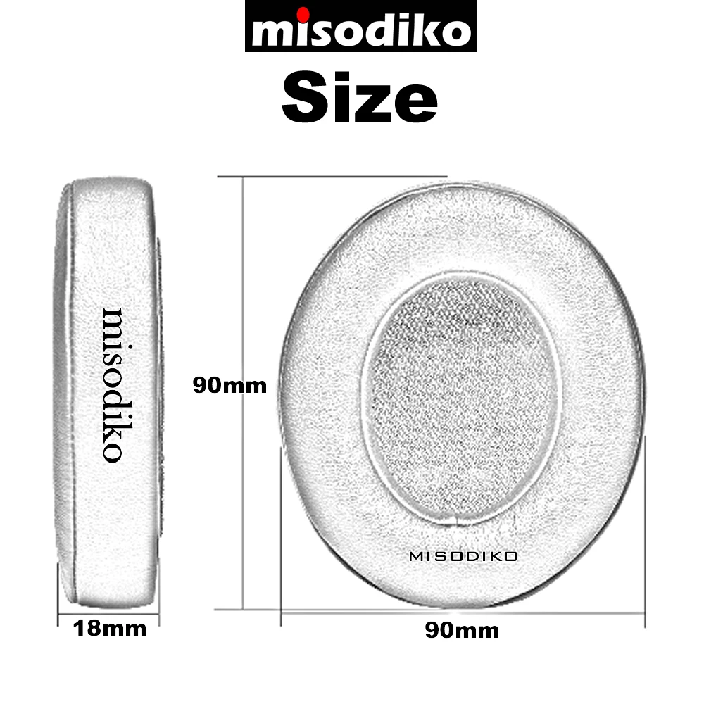 Misodiko Замена 90 мм наушники амбушюры подушки для TECHNICS RP DH1200 DJ/ SONY MDR V700 Z700|Аксессуары