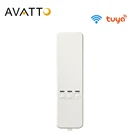 Мотор привода затвора AVATTO Tuya Smart WiFi, цепные роликовые шторы, голосовое управление, работает с Alexa, Google home