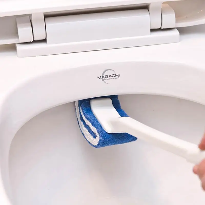 

2022 New Reusable Toilet Brush Household Toilet Brush No Dead Corner Soft Bristles Toilet Household Bathroom Cleaning Supplies