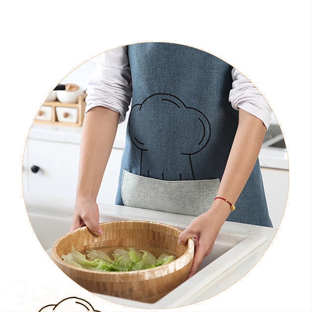 AA фартук в стиле унисекс Стильная одежда не пропускающая масло с центром карман