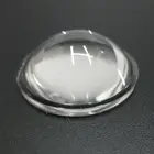 50 шт., полукруглые плоско-выпуклые светодиодные линзы из ПММА, 23 мм