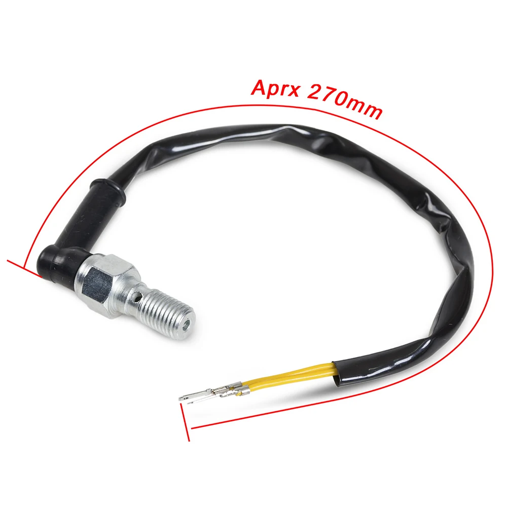 Motorcycle Rearset Brake Light Switch Banjo Bolt 10mm x 1.25 For Honda CBR250RR 600RR 900RR 1000RR NC750 CB500 CT1300 CRF250 450 |
