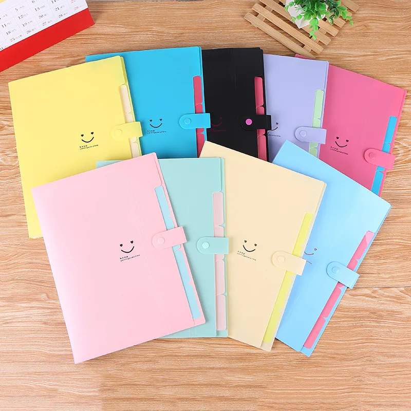 

Creative paper sorting organ pack A4 office data storage file bag bill bag