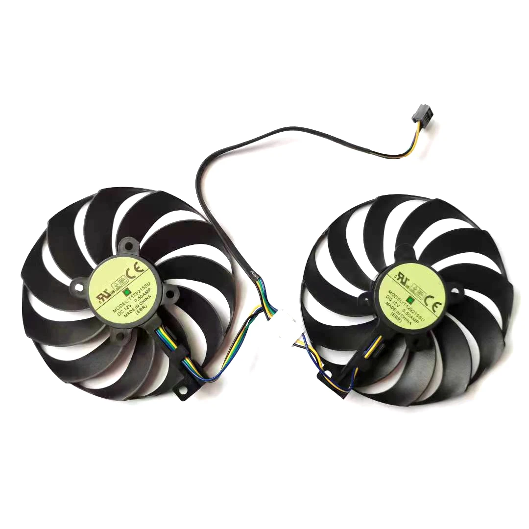 Новый 95 мм T129215SU 2 шт./лот 28x28x28x28 для ASUS Dual Radeon RX5600XT RX5700 RX5700XT вентилятор графической