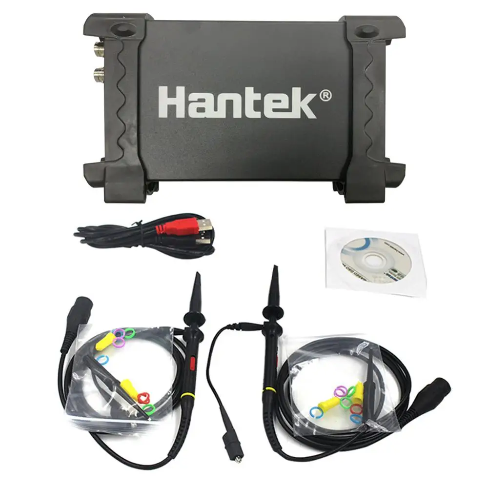 Hantek6022BE Hantek6052BE Hantek6082BE Hantek6102BE Hantek6212BE Виртуальный осциллограф USB логический