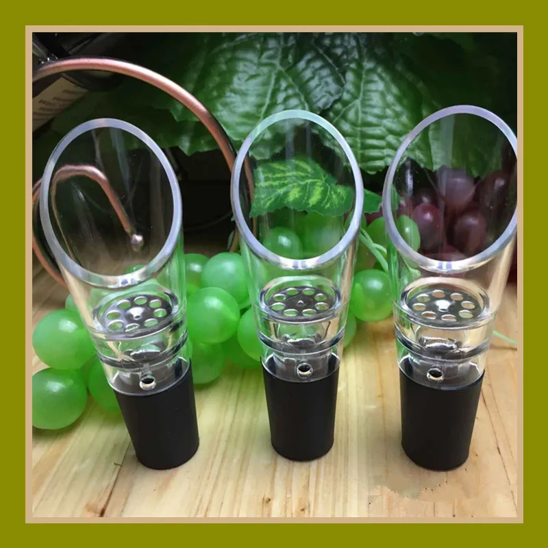 Wine Plastic Pourer Acrylic Mini Decanter Red Wine Aerator Magic Decanter Red Wine Barware Wine Separator Bar Supplies AT124