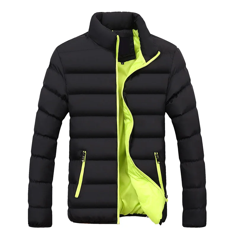

Men Short Padded Jacket Winter Solid Color Men's Cotton-Padded Jacket Thick Padded Jacket Winter New Cotton-Padded Jacket