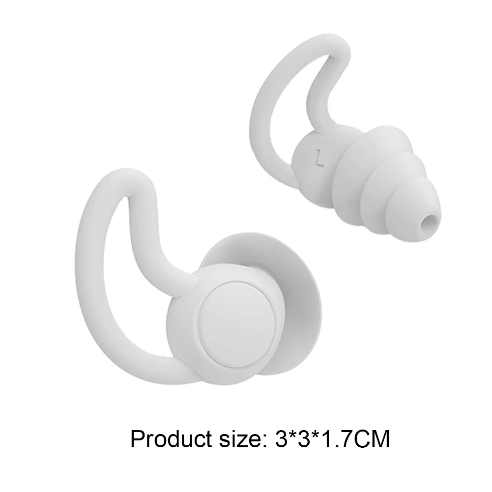 

Silicone Ear Plugs Sound Insulation Ear Protection Earplugs Anti Noise Snoring Sleeping Plugs For Travel Noise Reduction