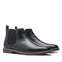 Мужские ботинки челси 40 ~ 46, 2022 брендовые удобные модные кожаные мужские ботинки # KD5232
