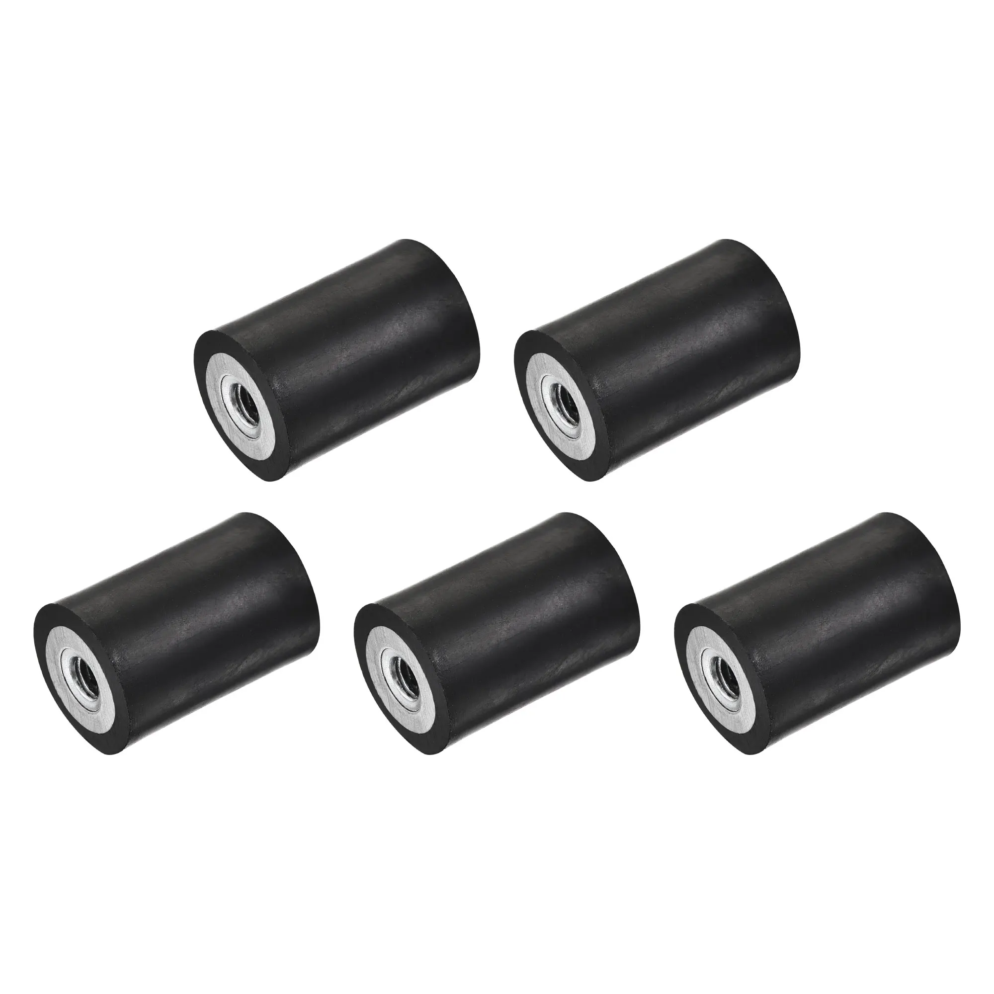

Uxcell M6 Rubber Mounts Female/Female Shock Absorber, D20mmxH30mm 5 Pcs