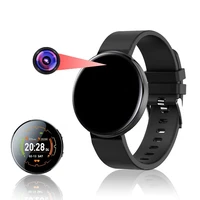 luxury wearable fhd alloy metal 1080p camera smart watch fitness tracker wristband sport mini dv dvr audio bracelet 256gb