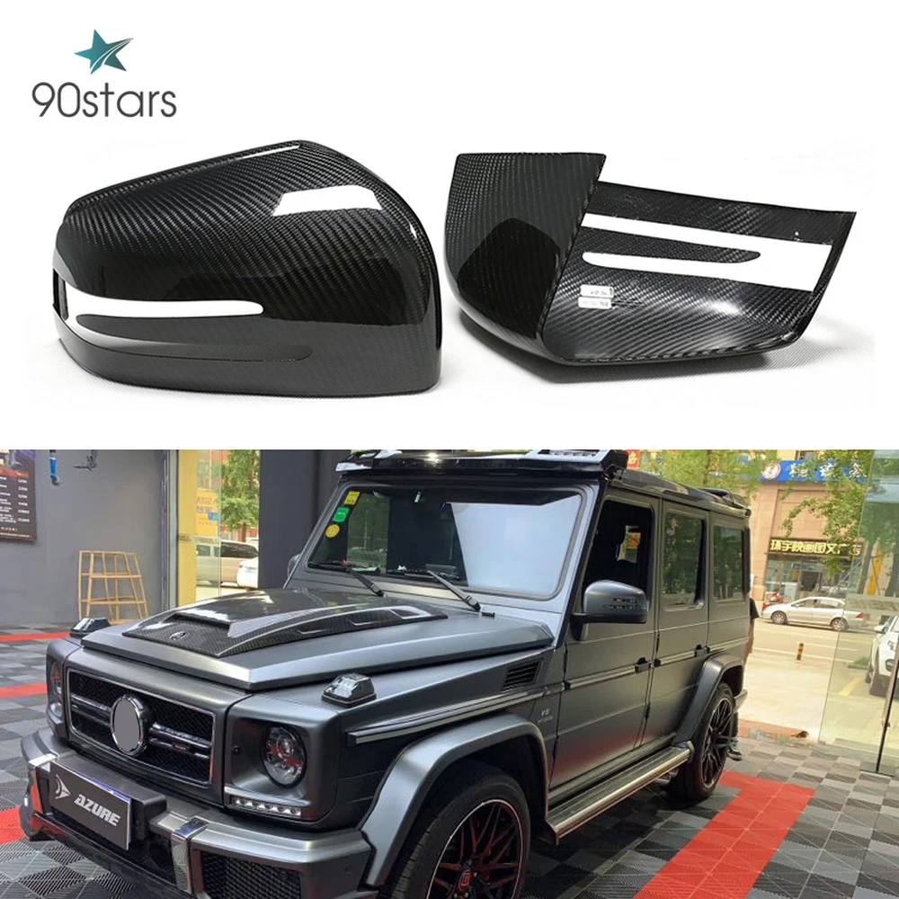 Сухой карбон для Mercedes G Class крышка зеркала заднего вида Amg G55 G63 W463 GL GLE 43 63 M класс W166