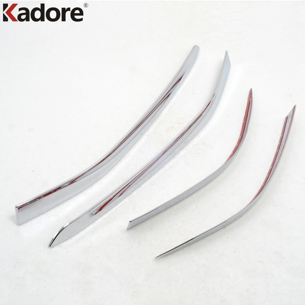 Хромированная накладка на передний и задний бампер автомобиля для Chevrolet Trax 2014 2016