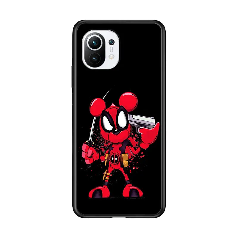 

Mickey Disney Hero for Xiaomi Mi 11 10T Note 10 Ultra 5G 9 9T SE 8 A3 A2 A1 6X Pro Play F1 Lite 5G Black Phone Case