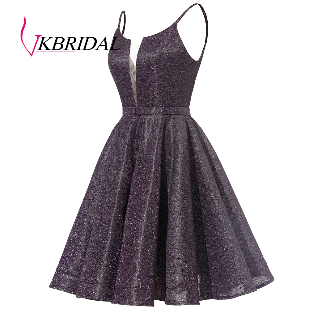 Vkbridal Выпускные платья с V-образным вырезом 2020 новое красивое блестящее платье для