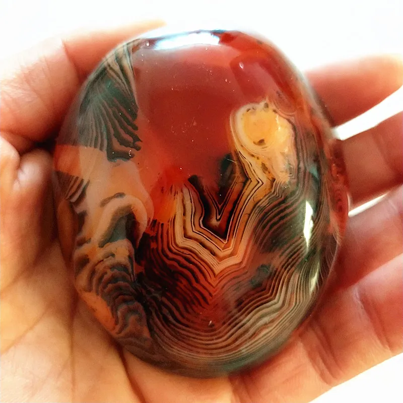 Агатовые пальмовые камни Sardonyx из натурального камня игровые маленькие и