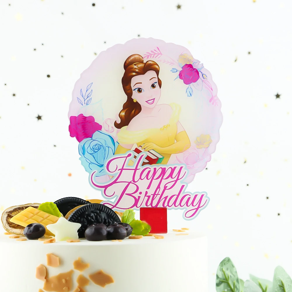 Disney Принцесса украшение для дня рождения Золушка Аврора Белль принцесса