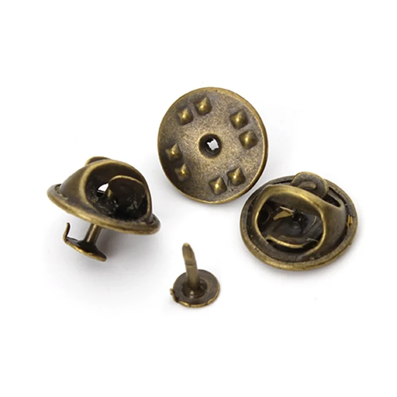 

50PC DIY Fashion Brooch Needle Set Gold White K Bronze Color Findings Components Jewelry Connector Wholesale Simple Hand Making