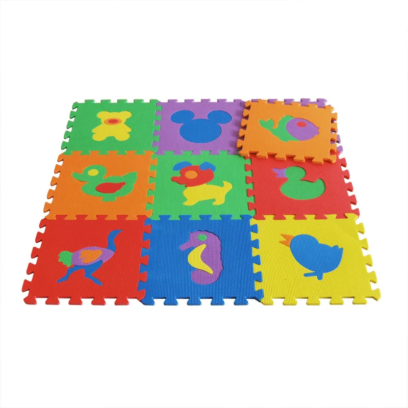 Спальня пенопластовая сборка пазл с животными коврик для лазания 10 милых