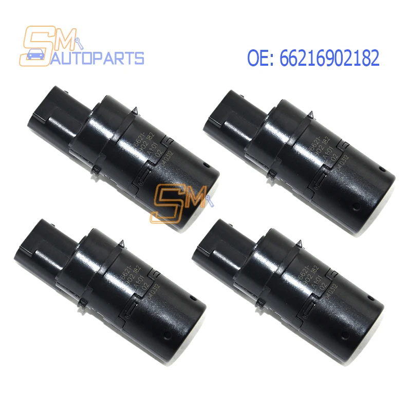 

4PCS 66216902182 6902182 New PDC Parking Assist Sensor Fits For BMW E38 E39 E53 X5 725 730 530 Reverse Radar