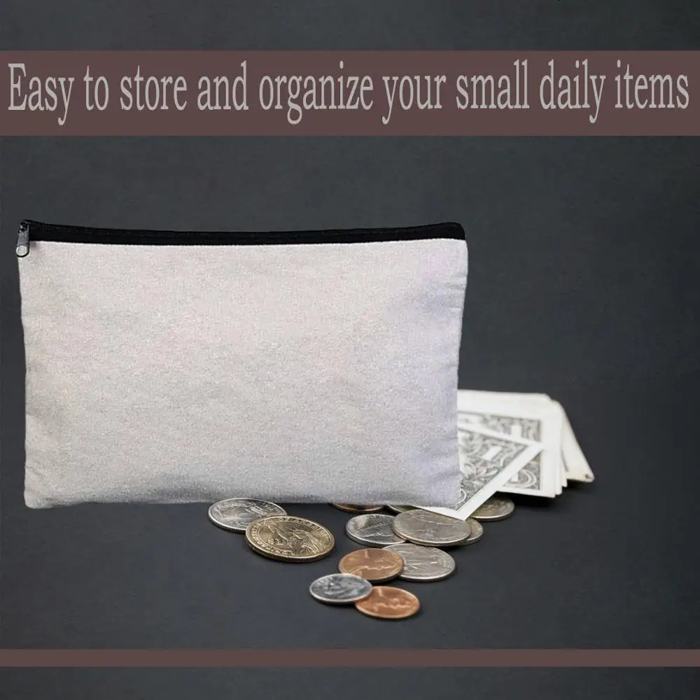 Холщовый пенал для карандашей 12 упаковок пустые мешочки поделок сделай сам